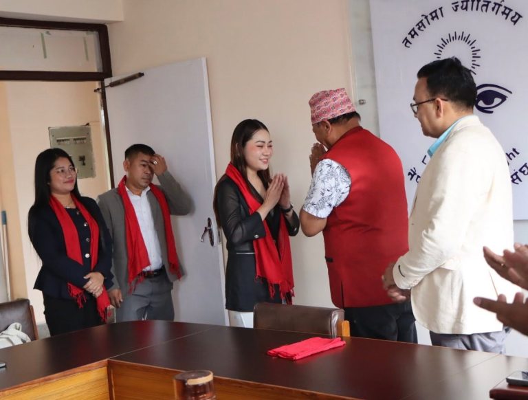 Kampong Cham Chamber of Commerce Delegation Visits Nepal Netra Jyoti Sangh Hospital for Discussion on Eye Care Collaboration