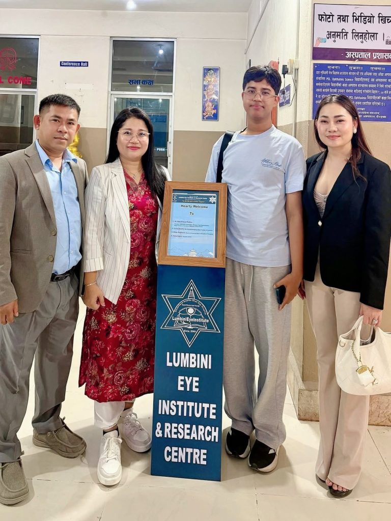 Kampong Cham Chamber of Commerce Delegation Visits Nepal Netra Jyoti Sangh Hospital for Discussion on Eye Care Collaboration