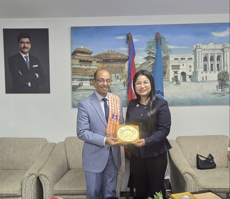 Courtesy Visit to the Chairman of the Confederation of Nepalese Industries: Strengthening Cambodia–Nepal Cooperation