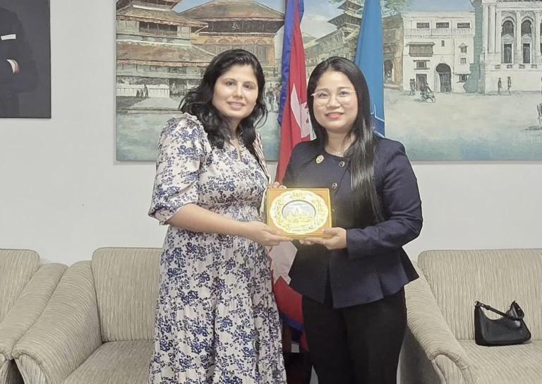 Courtesy Visit to the Chairman of the Confederation of Nepalese Industries: Strengthening Cambodia–Nepal Cooperation