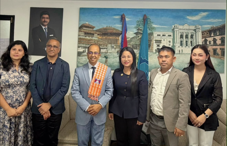Courtesy Visit to the Chairman of the Confederation of Nepalese Industries: Strengthening Cambodia–Nepal Cooperation