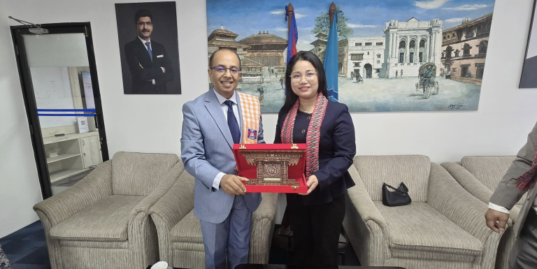 Courtesy Visit to the Chairman of the Confederation of Nepalese Industries: Strengthening Cambodia–Nepal Cooperation