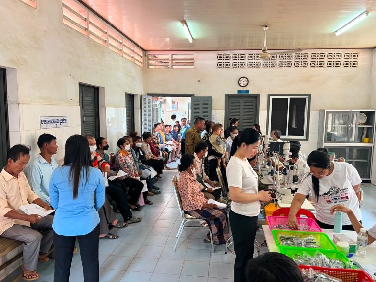 About 1,500 people received free eye exams and glasses from Nepal Eye Institute