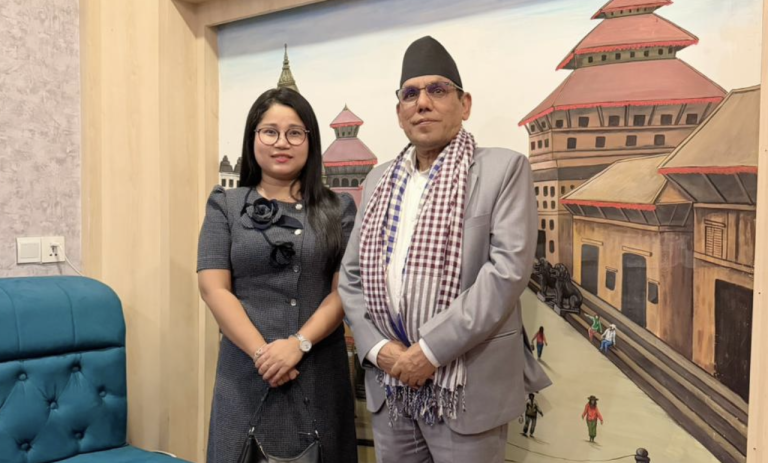 Warm Greetings to Nepal’s National Assembly Chairperson Narayan Prasad Dahal in Cambodia
