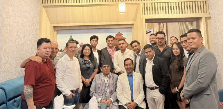 Warm Greetings to Nepal’s National Assembly Chairperson Narayan Prasad Dahal in Cambodia