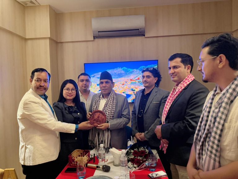 Warm Greetings to Nepal’s National Assembly Chairperson Narayan Prasad Dahal in Cambodia